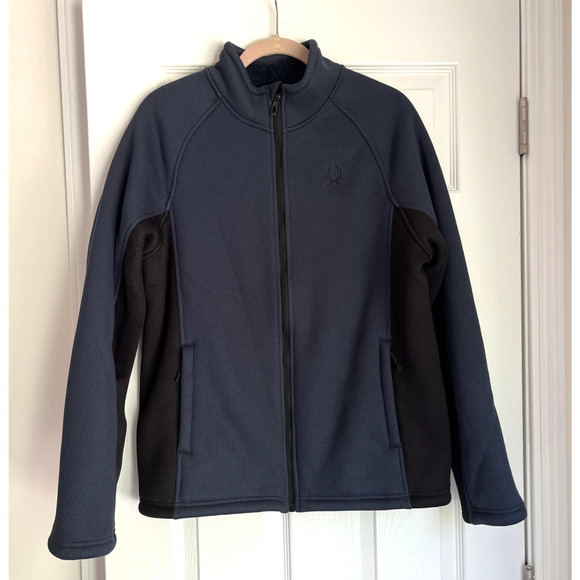Spyder Other - Spyder Full Zip Fleece Jacket – Men’s Large (L/G) – Blue/Black Performance Layer